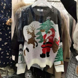 cardigan ugly christmas sweater woolen sweater